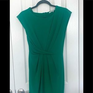 Vici Green drape Dress - Small